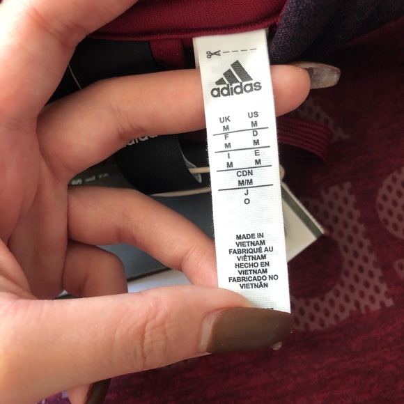 Adidas Climawarm Red Hoodie - Picture 7 of 8